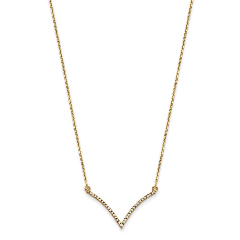 Diamond V-Necklaces