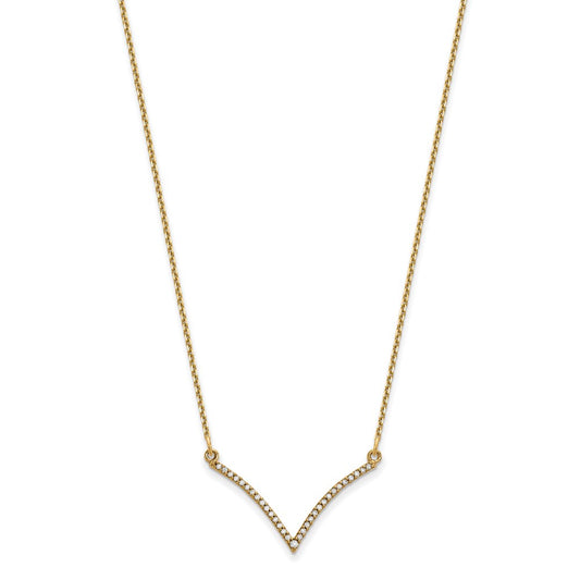 Diamond V-Necklaces