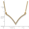 Diamond V-Necklaces