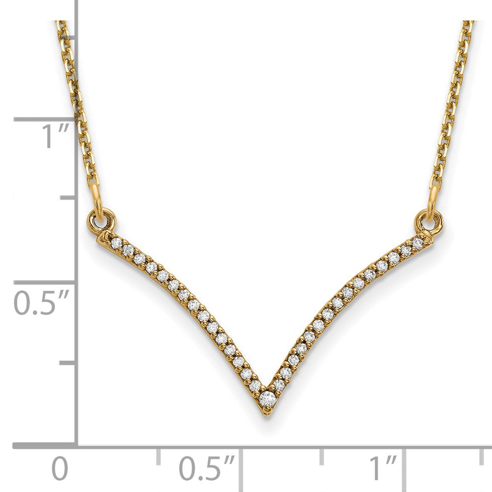 Diamond V-Necklaces