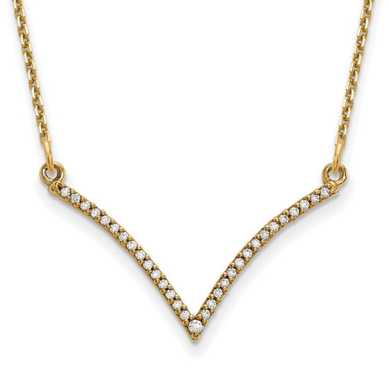 Diamond V-Necklaces