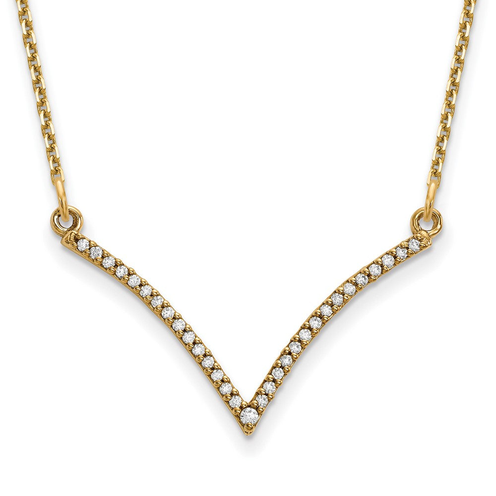 Diamond V-Necklaces