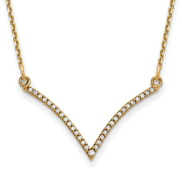 Diamond V-Necklaces