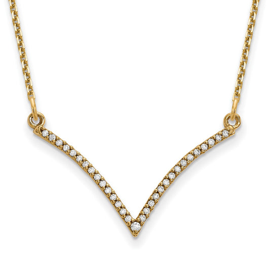Diamond V-Necklaces