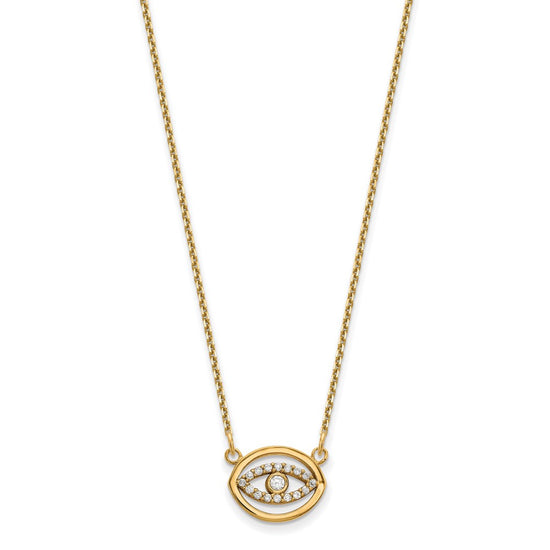 Diamond Evil Eye Necklaces