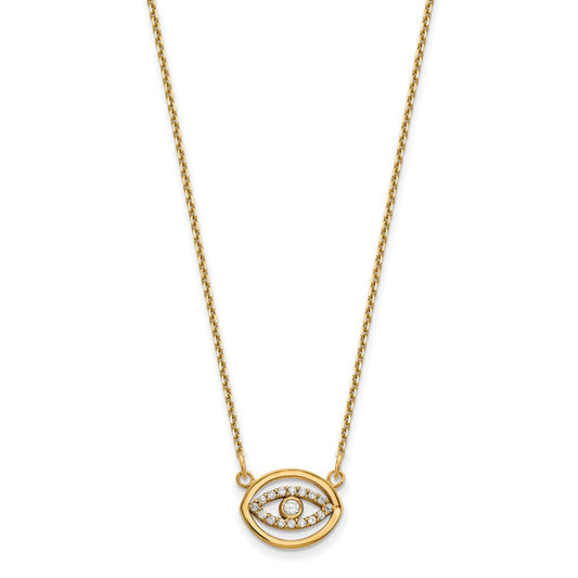 Diamond Evil Eye Necklaces