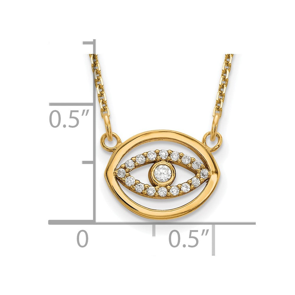 Diamond Evil Eye Necklaces