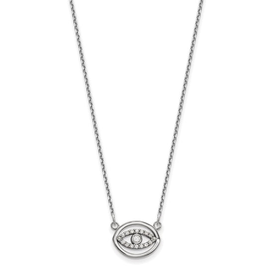 Diamond Evil Eye Necklaces
