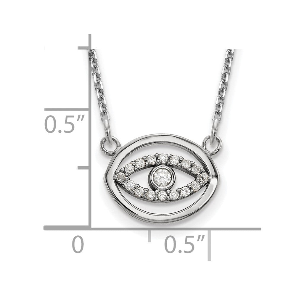 Diamond Evil Eye Necklaces