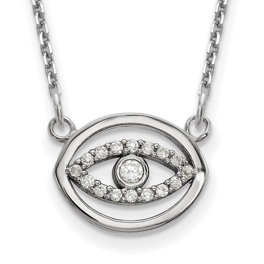 Diamond Evil Eye Necklaces