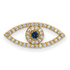 Sapphire Evil Eye Pendants