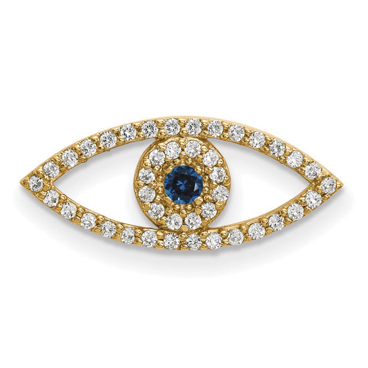 Sapphire Evil Eye Pendants