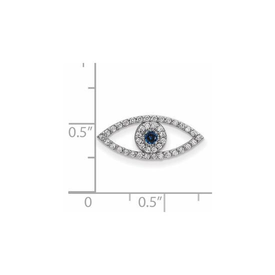 Sapphire Evil Eye Pendants
