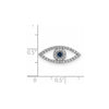 Sapphire Evil Eye Pendants