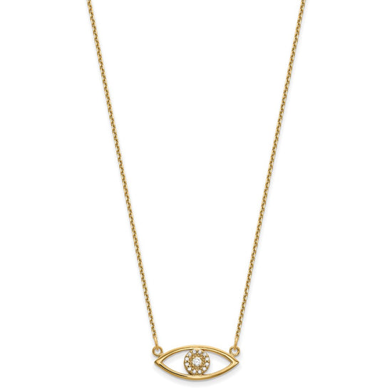 Diamond Evil Eye Necklaces