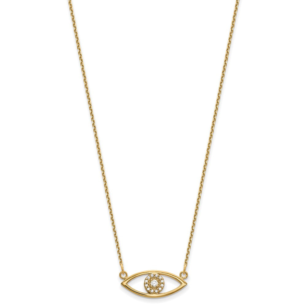 Diamond Evil Eye Necklaces