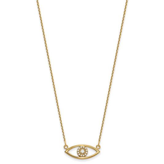 Diamond Evil Eye Necklaces