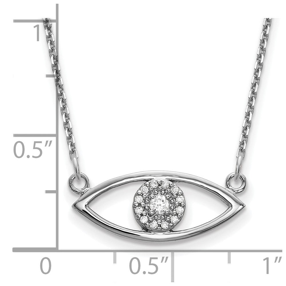Diamond Evil Eye Necklaces