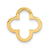 Gold Quatrefoil Design Chain Slide