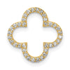 Gold Quatrefoil Design Chain Slide