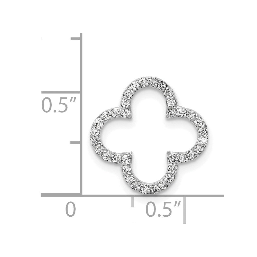 Gold Quatrefoil Design Chain Slide