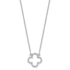 Diamond Quatrefoil Design Necklaces
