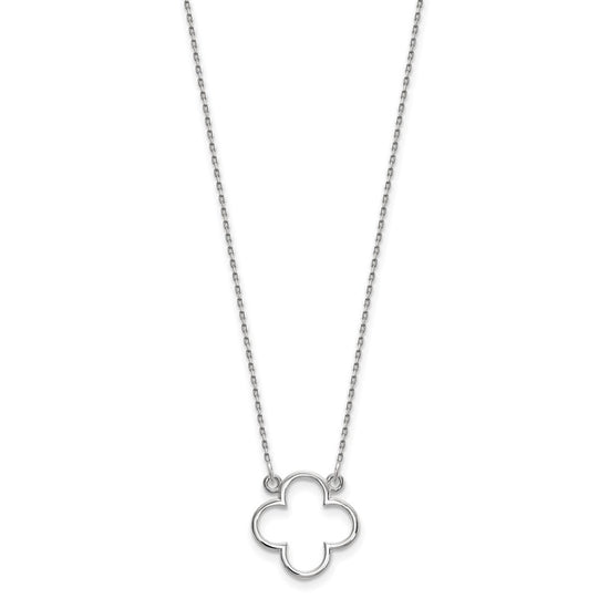 Gold Quatrefoil Necklace
