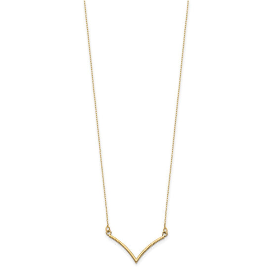 Gold V Necklace