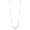 Gold V Necklace