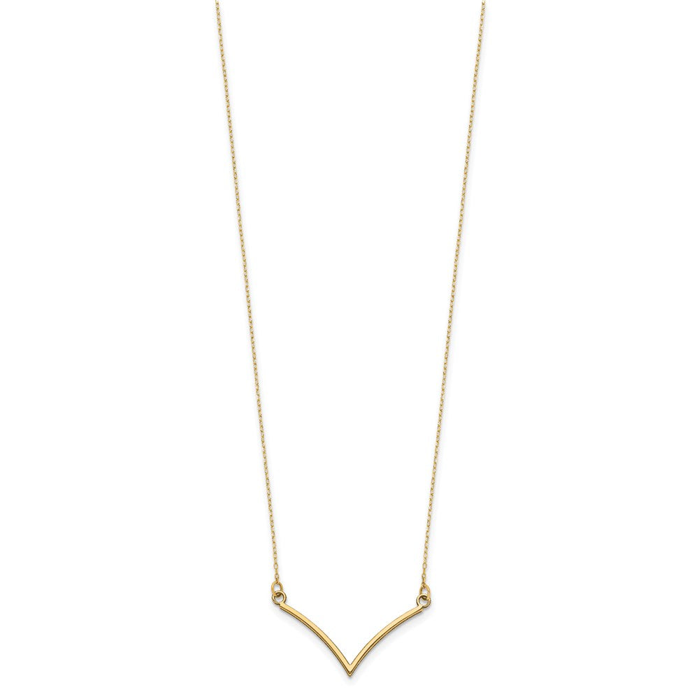 Gold V Necklace