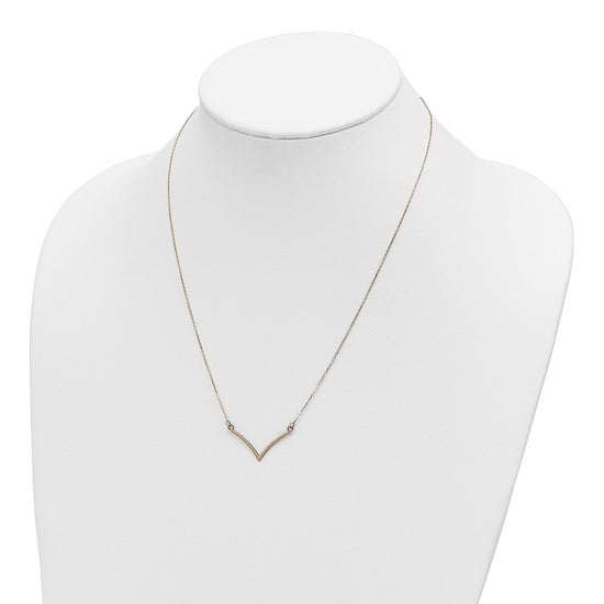 Gold V Necklace