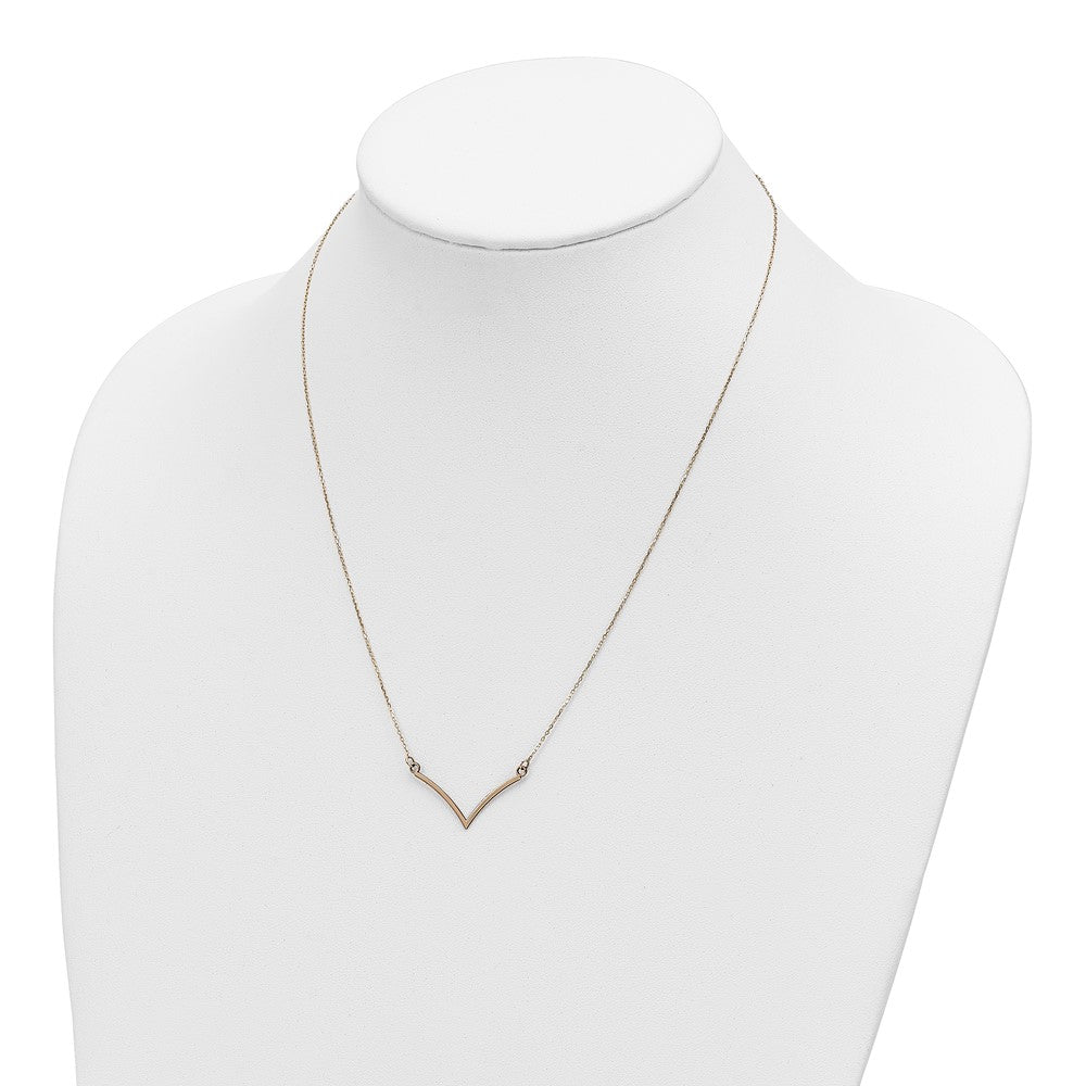 Gold V Necklace