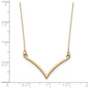 Gold V Necklace