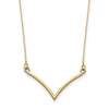 Gold V Necklace