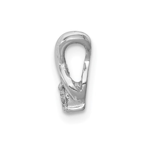 Gold Polished Diamond Slide Pendants