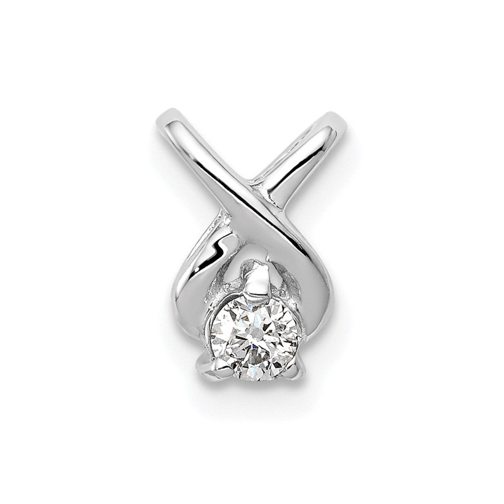 Gold Polished Diamond Slide Pendants