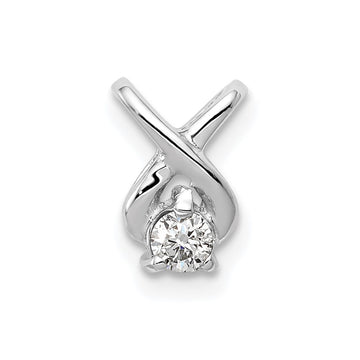 Gold Polished Diamond Slide Pendants