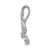 Gold Polished Diamond Slide Pendants
