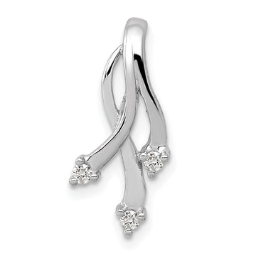 Gold Polished Diamond Slide Pendants