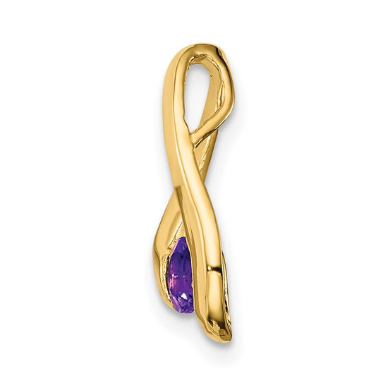 Round Gemstone Chain Slides