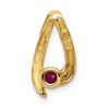 Round Gemstone Chain Slides