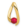 Round Gemstone Chain Slides