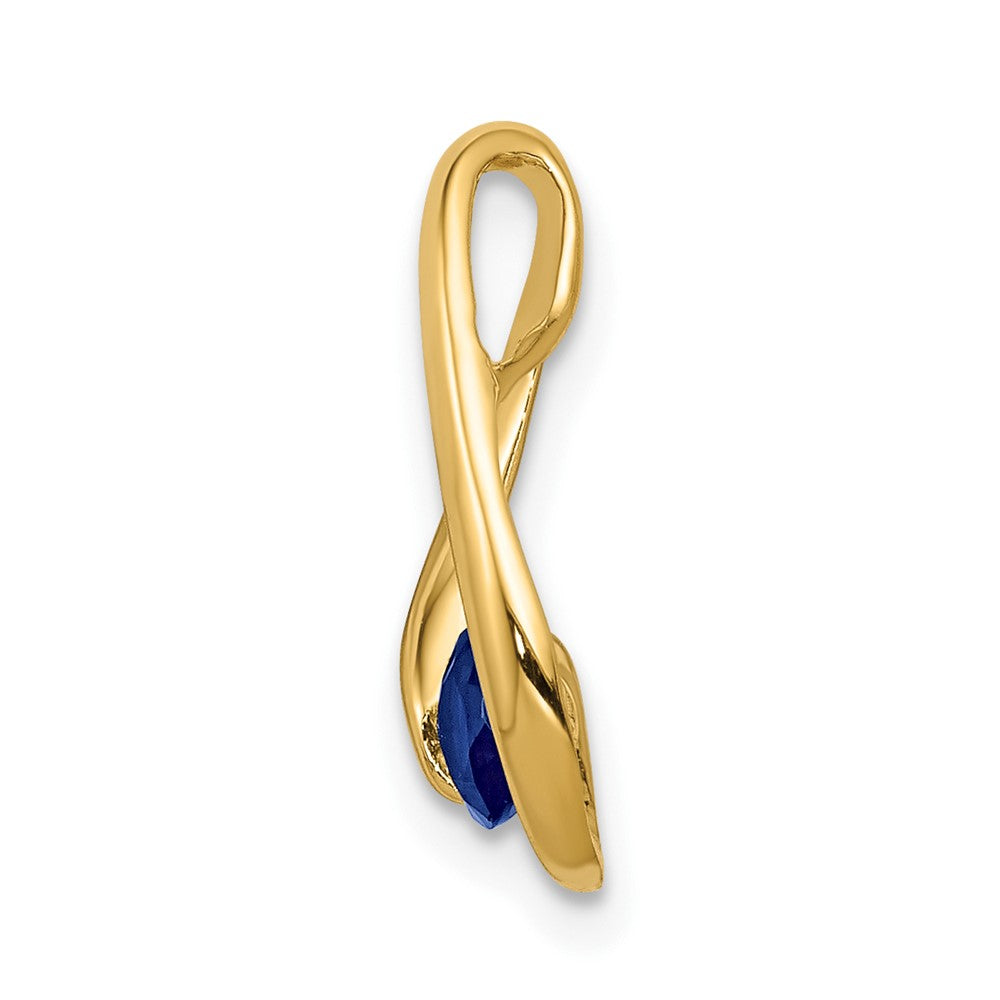 Round Gemstone Chain Slides