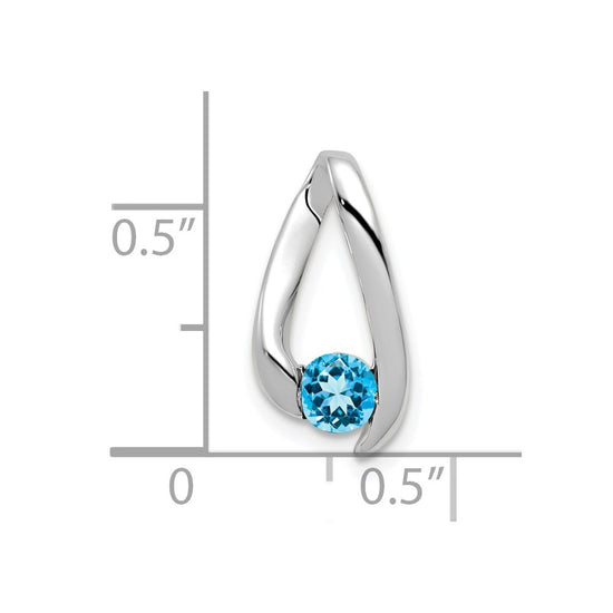Round Gemstone Chain Slides