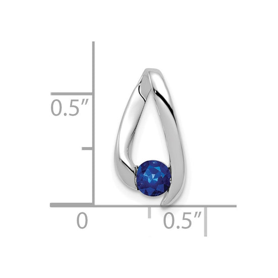 Round Gemstone Chain Slides