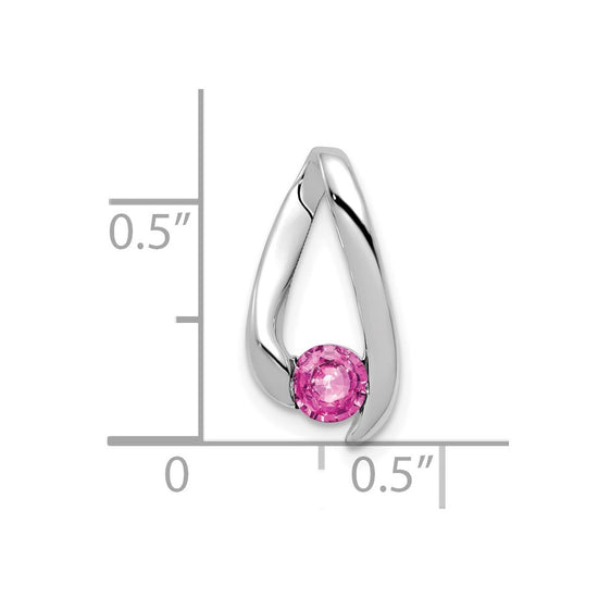 Round Gemstone Chain Slides
