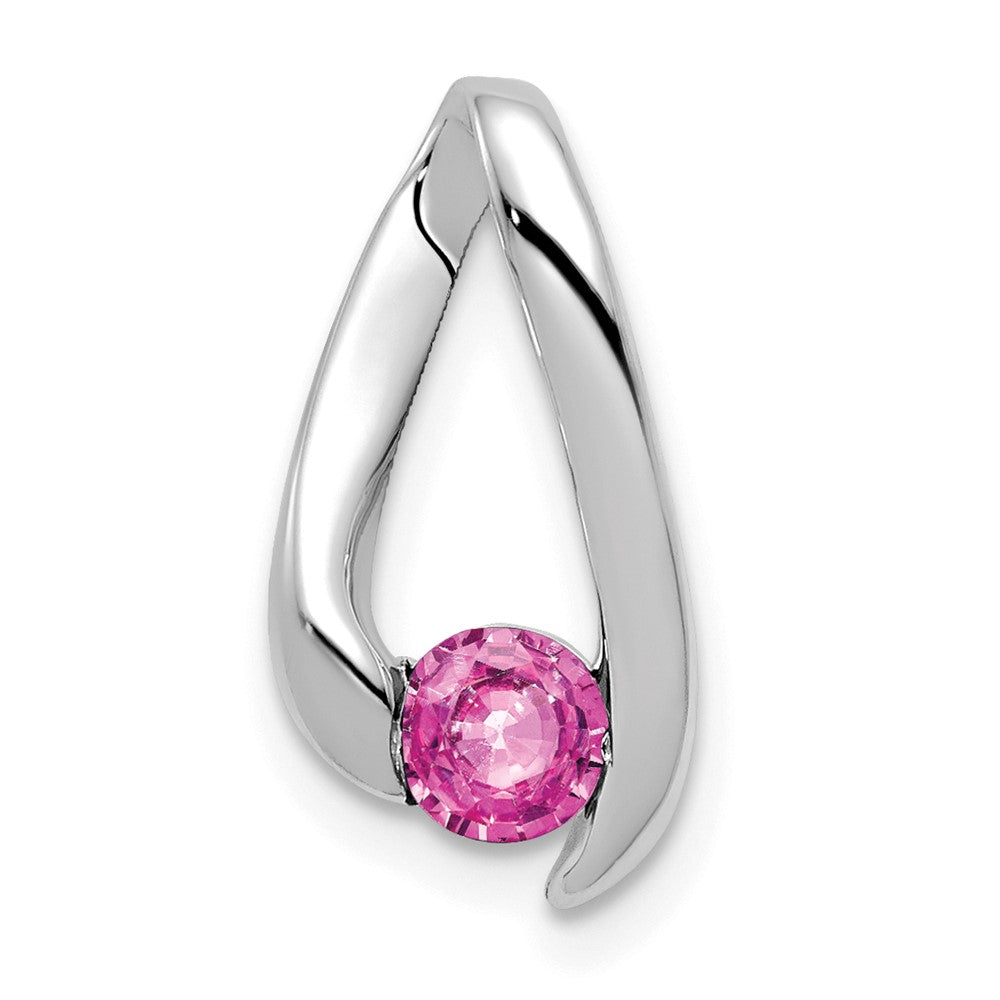 Round Gemstone Chain Slides
