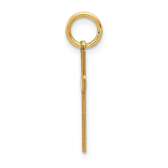 Gold Latin Cross Pendant