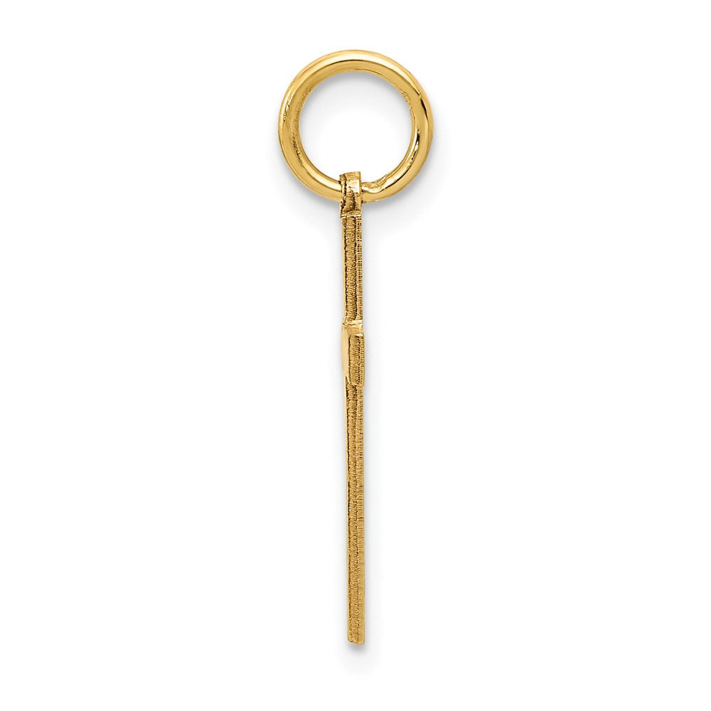 Gold Latin Cross Pendant