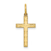 Gold Latin Cross Pendant